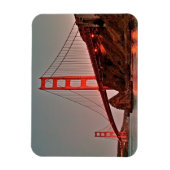 Golden Gate Bridge bei Sonnenuntergang Magnet (Vertikal)