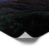 Golden Gate Bridge bei Sonnenuntergang Poster (Ecke)