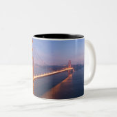 Golden Gate Bridge bei Sonnenuntergang Tasse (VorderseiteRechts)
