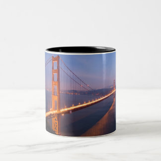 Golden Gate Bridge bei Sonnenuntergang Tasse