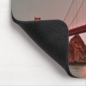 Golden gate bridge bei Sun unten Mousepad (Ecke)