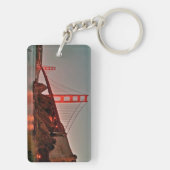 Golden gate bridge bei Sun unten Schlüsselanhänger (Rückseite)