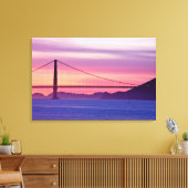 Golden Gate Bridge bei Sunset Leinwanddruck (Insitu (Wohnzimmer))