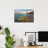 Golden Gate Bridge bei Sunset Poster (Heimbüro)