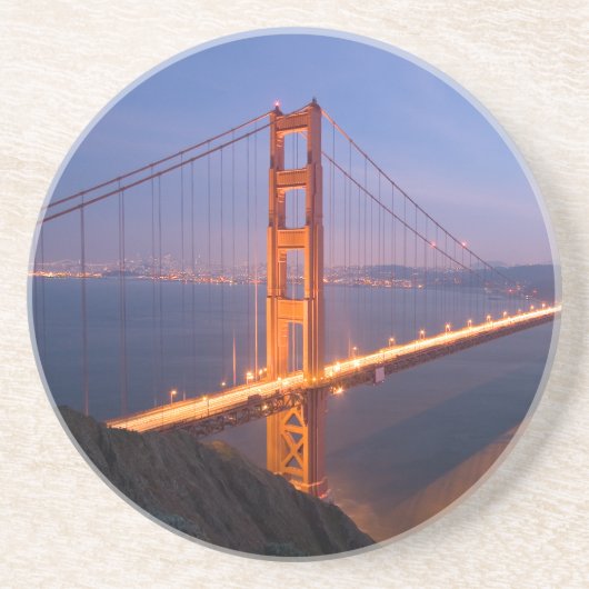 Golden Gate Bridge bei Sunset Untersetzer (Vorne)