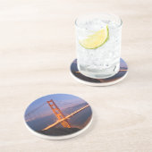 Golden Gate Bridge bei Sunset Untersetzer (Seite)