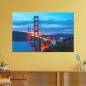 Golden Gate Bridge bei Twilight Leinwanddruck (Insitu (Wohnzimmer))
