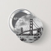 Golden Gate Bridge Button (Vorne & Hinten)