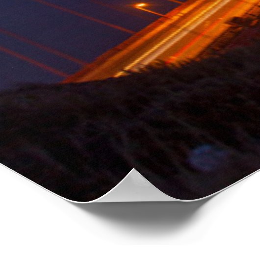 Golden Gate Bridge, California 2 Poster (Ecke)