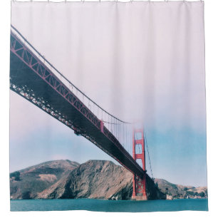 GOLDEN GATE BRIDGE CALIFORNIA DUSCHVORHANG