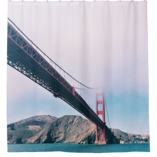 GOLDEN GATE BRIDGE CALIFORNIA DUSCHVORHANG (Vorderseite)