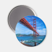 Golden Gate Bridge, California Magnet (Vorderseite/Rückseite)