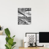 Golden Gate Bridge, California Poster (Heimbüro)