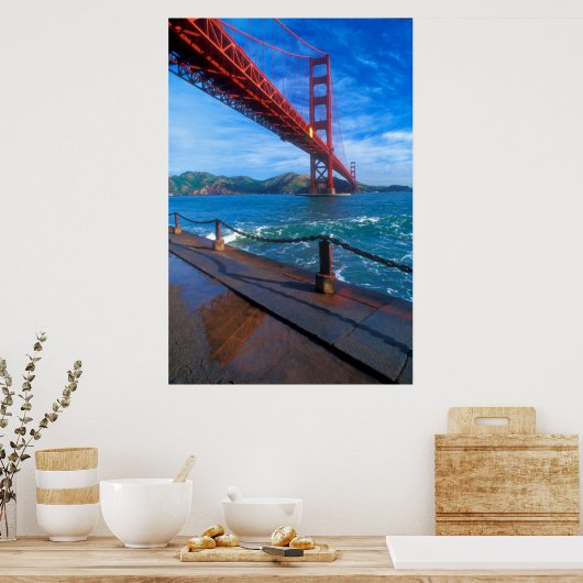 Golden Gate Bridge, California Poster (Küche)