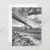 Golden Gate Bridge, California Postkarte (Vorne/Hinten)