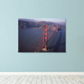 Golden Gate Bridge Canvas Print Leinwanddruck (Insitu (Holzboden))