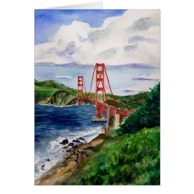 Golden Gate Bridge Card (Vorne)