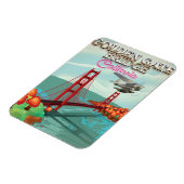 Golden Gate Bridge Cartoon Magnet (Linke Seite)