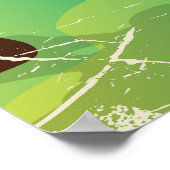 Golden Gate Bridge Cartoon Poster (Ecke)