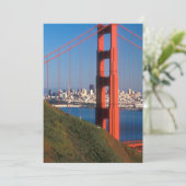Golden Gate Bridge Dankeskarte (Stehend Vorderseite)