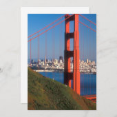 Golden Gate Bridge Dankeskarte (Vorne/Hinten)