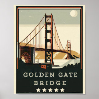 Golden Gate Bridge - Ein zeitloses Icon von San Fr Poster