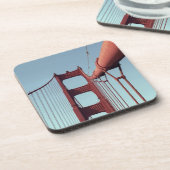 Golden Gate Bridge, Einzigartiges San Francisco Fo Getränkeuntersetzer (Linke Seite)