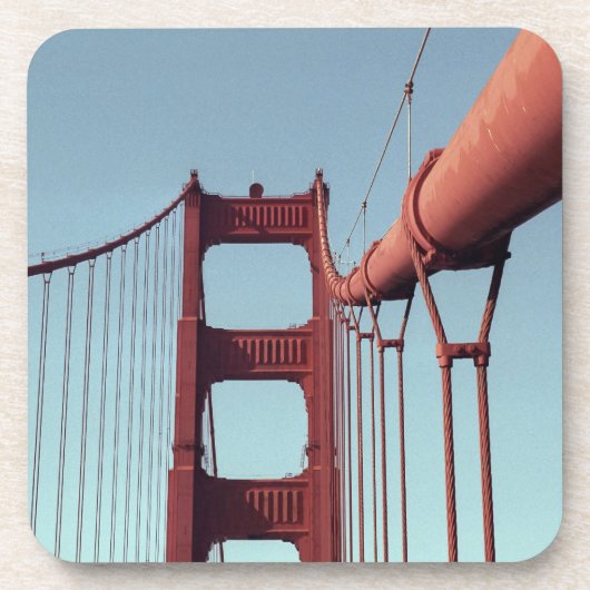 Golden Gate Bridge, Einzigartiges San Francisco Fo Getränkeuntersetzer (Vorderseite)