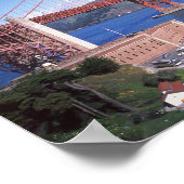 Golden Gate Bridge Film Image Poster (Ecke)