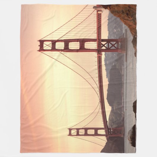 GOLDEN GATE BRIDGE FLEECEDECKE (Vorderseite)