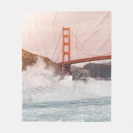 GOLDEN GATE BRIDGE FLEECEDECKE (Vorderseite)