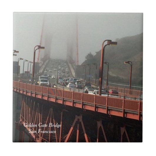 Golden Gate Bridge Fliese (Vorderseite)