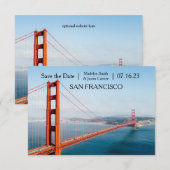 Golden Gate Bridge Foto - 3x5 Save the Date (Vorne/Hinten)