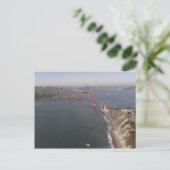 Golden Gate Bridge Foto Postkarte (Stehend Vorderseite)