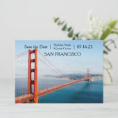Golden Gate Bridge Foto - Save the Date (Stehend Vorderseite)