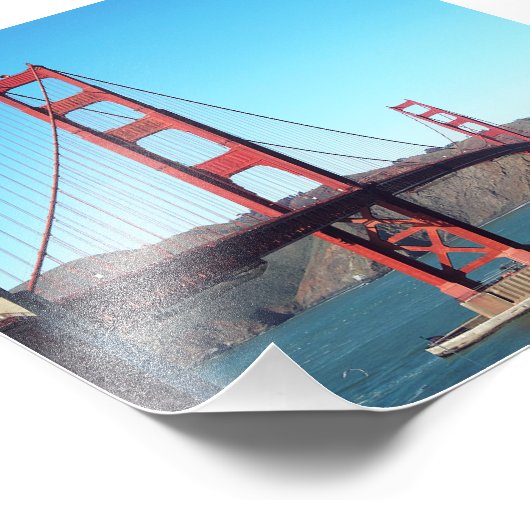 Golden Gate Bridge Fotodruck (Ecke)