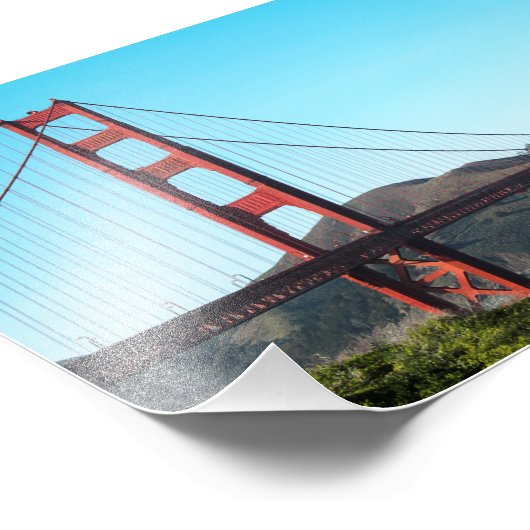 Golden Gate Bridge Fotodruck (Ecke)