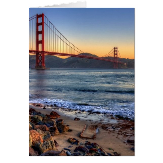 Golden Gate Bridge from San Francisco bay Trail. (Vorne)