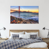 Golden Gate Bridge from San Francisco bay Trail. Leinwanddruck (Insitu (Schlafzimmer))
