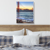 Golden Gate Bridge from San Francisco bay Trail. Leinwanddruck (Insitu (Schlafzimmer))