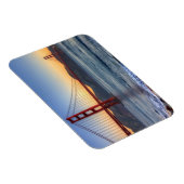 Golden Gate Bridge from San Francisco bay Trail. Magnet (Rechte Seite)