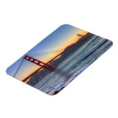 Golden Gate Bridge from San Francisco bay Trail. Magnet (Linke Seite)