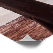 Golden Gate Bridge gegen Berge Poster (Ecke)