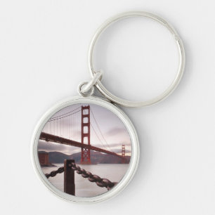 Golden gate bridge gegen Berge Schlüsselanhänger