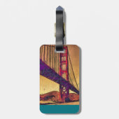 Golden gate bridge gepäckanhänger (Rückseite vertikal)