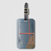 Golden Gate Bridge Gepäckanhänger (Vorderseite Vertikal)