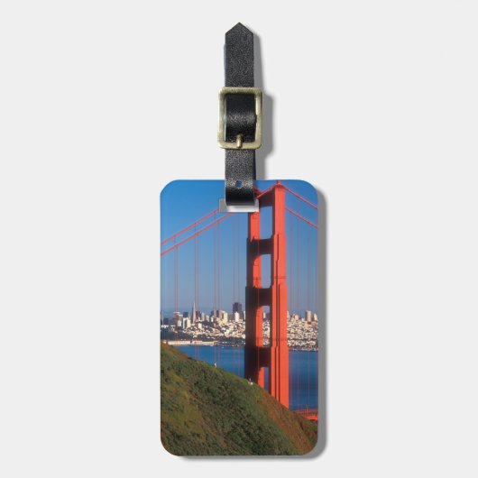 Golden Gate Bridge Gepäckanhänger (Vorderseite vertikal)