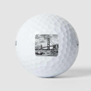 Golden Gate Bridge Golfball