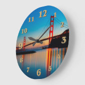 Golden Gate Bridge Große Wanduhr (Winkel)