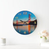 Golden Gate Bridge Große Wanduhr (Zuhause)
